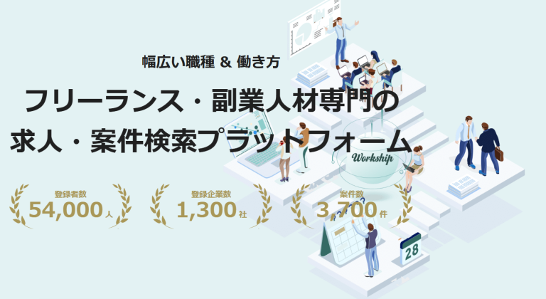 Workship（ワークシップ）　デジタル業界で活躍するスキルホルダーとプロジェクトをマッチング