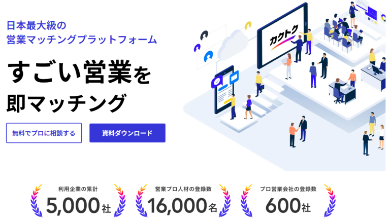 kakutoku（カクトク）　”日本最大級”の営業プラットフォーム